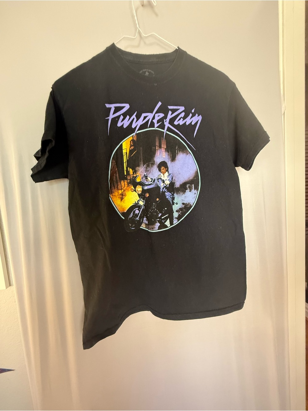 Purple Rain Graphic Tee - Black